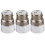 3X B22 to E14 Screw LED Light Bulb Socket Adapter Converter 1