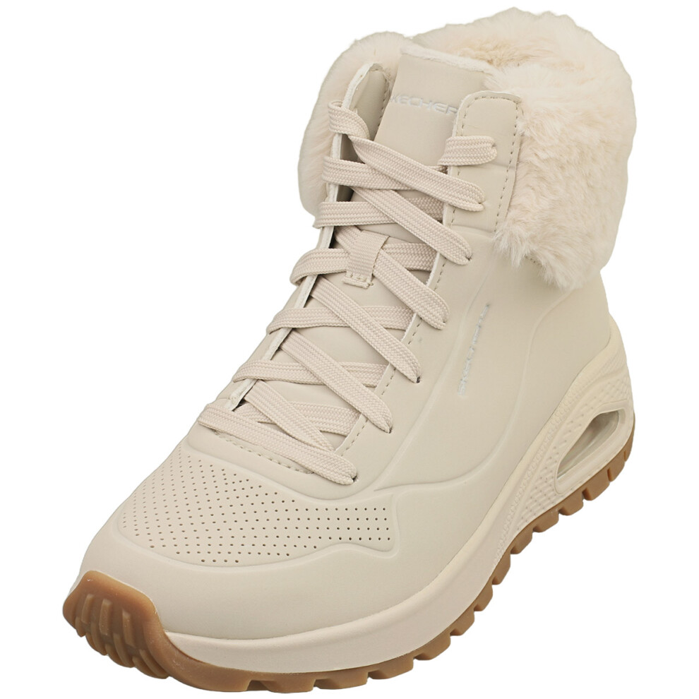 Skechers (4) Los Angeles Uno Rugged Womens Fashion Boots In Off White