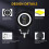 60W LED Motorrad-Scheinwerfer 6000K Wasserdicht 2er Pack 1