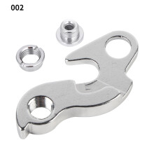 Patte de dérailleur de rechange en alliage d'aluminium pour VTT. Crochet de dérailleur arrière durable avec vis, surface lisse et résistant à la