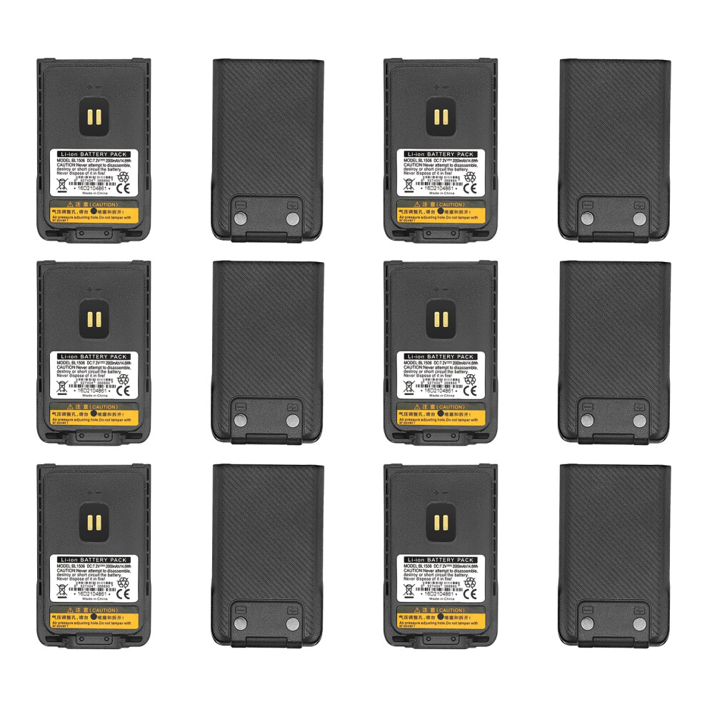 12 Pack Radio Battery Bl1506 Bl2018 2000Mah Longlasting For Hytera Bd502i Bd500 Series 9771547226536