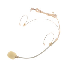 Wired Headset Microphone with Clear Voice Projection, Over Ear Condenser Mic 3.5mm for Speaking