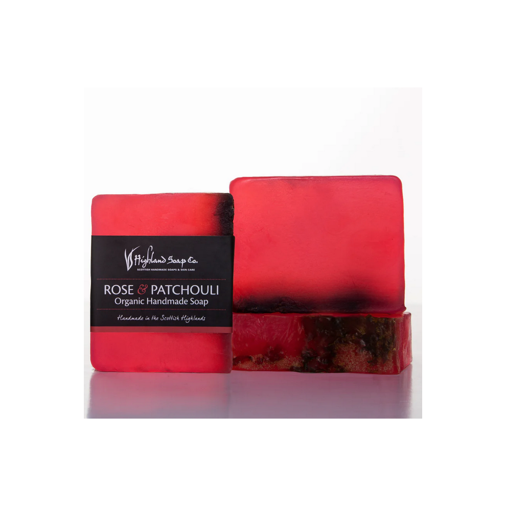 Highland Soap Company Highland Soap Co Scottish Rose And Patchouli Organic Handmade Soap Bar