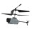 Remote Control Helicopter with 4K Dual Camera, Obstacle Avoidance, 25x4x11cm Gray 1