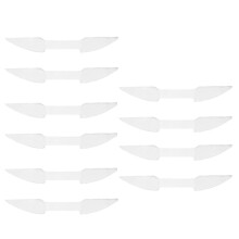 10Pcs Silicone Flute Lip Pad Stickers Non-Slip Tooth Pad for Woodwind Instruments Protective Gear for Flute Players A