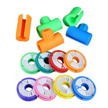 Connecteurs de Canne à Pêche en Silicone, Enrouleur de Ligne de Pêche Portable, Antidérapant et Multi-Usages, Bobine de Rangement.