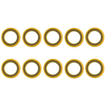 10 Pièces 26-830749 Joint de Vidange D'Huile de Carter D'Engrenage pour Accessoires de Bateau à Moteur pour Mercury Marine
