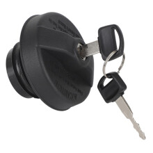 MGC791 Car Locking Gas Fuel Tank Cap Auto Lock Kit with 2 Keys Anti Theft Black for F150 F250 F350 F450 10504 Auto