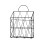 File Organizer Wall Mount Decorative Organizer Vertical Wire Shelf Display Holder Stylish Space Saving File Storage A 1