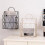 File Organizer Wall Mount Decorative Organizer Vertical Wire Shelf Display Holder Stylish Space Saving File Storage A 2