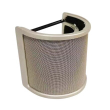 Condenser Microphone Blowout Screen U-Shaped Windscreen Cover Shield Ideal for Streaming & Recording Gold