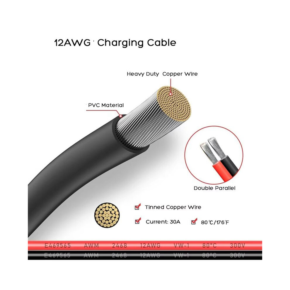 12Awg Car Cigarette Lighter To Xt60 Adapter Cable For Allpowers R600 R1500 R2500 S2000 Pro Delta/River A 4712912889265