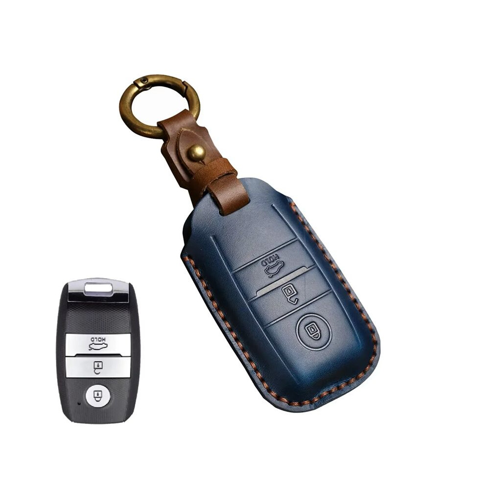 Pu 3 Button Car Remote Key Case Cover For Sportage Cerato Optima K3 K4 K5 Rio Picanto Soul Sorento Sedona 6032948314943