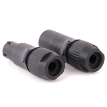 10pcs 3Pins True Locking Connector Male Plug Jack NAC3FX-W NAC3MX-W PA66 Material IP65 Grade Waterproof