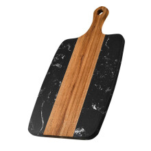 Cutting Board Set Marble and Acacia Wood NonSlip Kitchen Chopping Board for Meat Vegetables and Cheese
