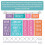 Set di Bacheche con Calendario Arcobaleno con Supporto, Supporto per Calendario Regolabile, Include 54 Schede Data 5