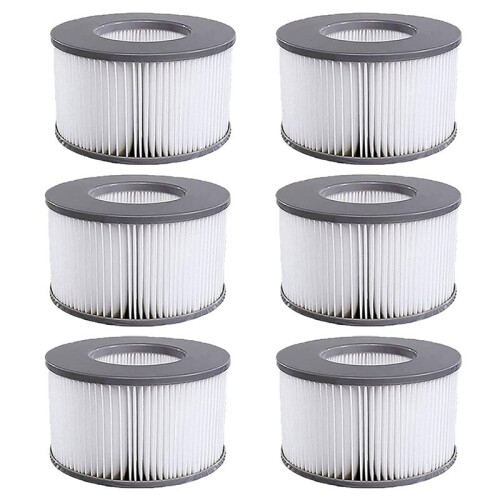 6 PCS Replacement Filter Cartridges for MSpa Filters for  MSpa Models From 2020 for Inflatable Pools 1