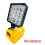 Para  18V Bateria de Íon-Lítio Sem Fio LED Luz de Trabalho 4 Polegadas Lanterna Portátil Lâmpada de Emergência Lâmpada de Acampamento 6