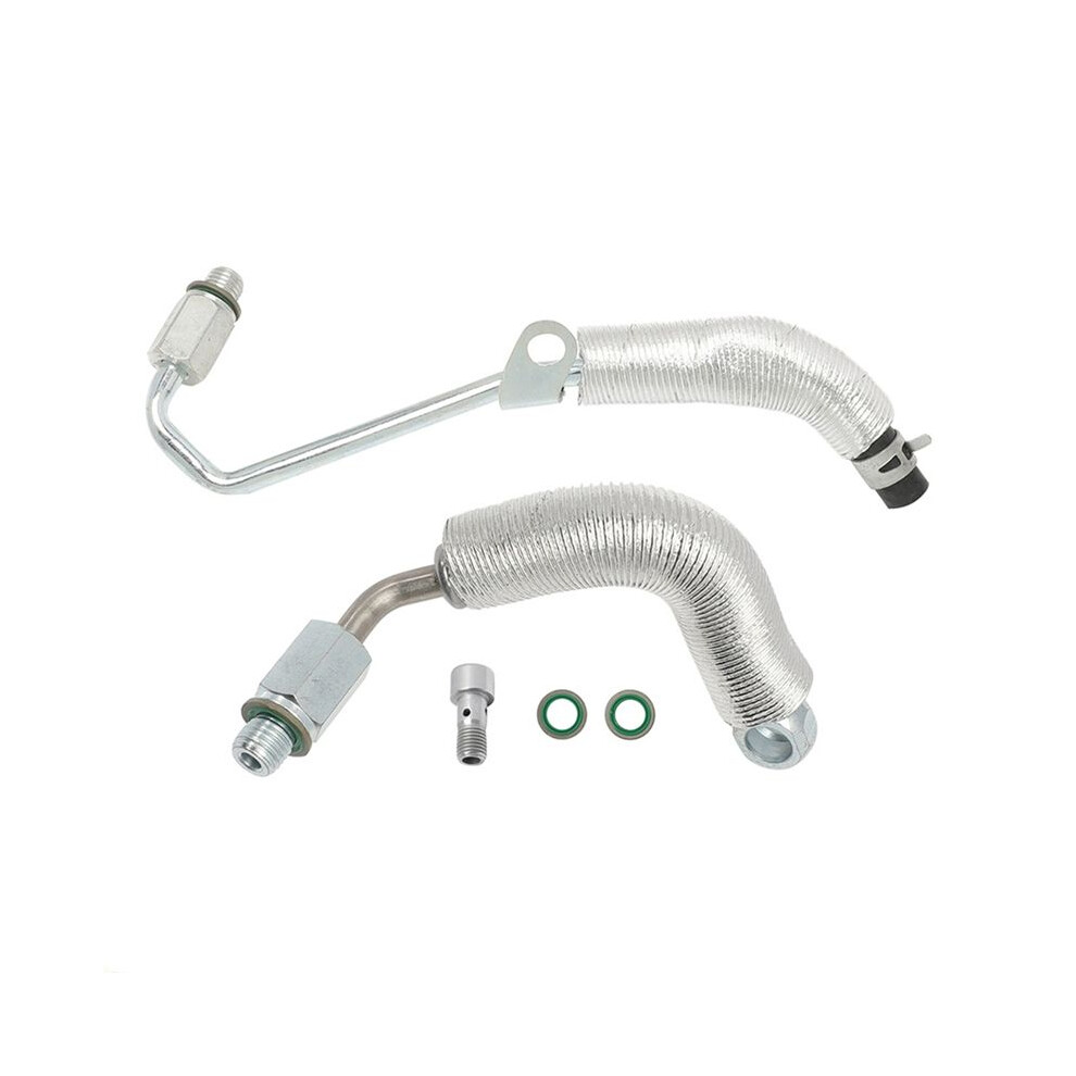 2Pcs Turbocharger Cooling Feed Pipe And Coolant Return Hose 55568031 55567067 For Cruze Encore 6031192209647