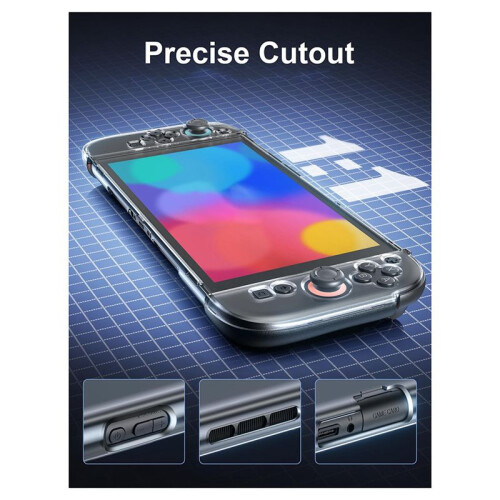 Clear Dockable Case for   2, PC Protective Cover Compatible with  2 Console, Grip Case 2