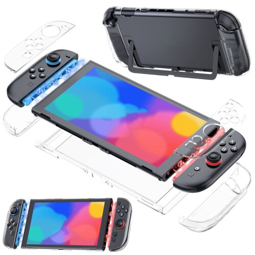 Clear Dockable Case for   2, PC Protective Cover Compatible with  2 Console, Grip Case 1
