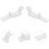 8pcs Vertical Blind Valance Clips Replacement for Blackout Curtains Pom Material Easy Install Home Office Use 4