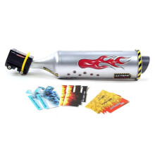 Tubo de Escape Turbo para Bicicleta, Sistema de Sonido para Bicicleta, Modificación de Radios Turbo, Diseño Robusto, Accesorio de Ciclismo de Alto