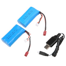 7.4V 1500mAh Lithium Polymer RC Battery 68x38x18mm Rechargeable