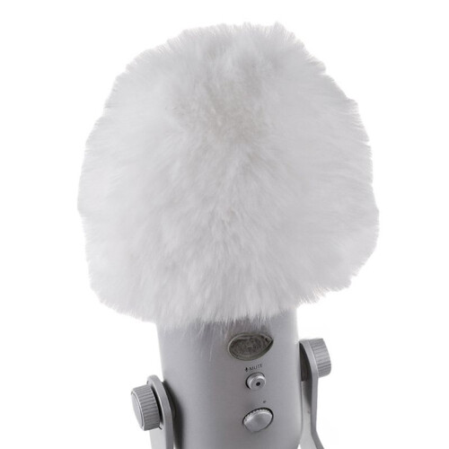 Plush Microphone Cover for    Filter Wind Shield Noise Reduction Accessory for Condenser Microphones 2