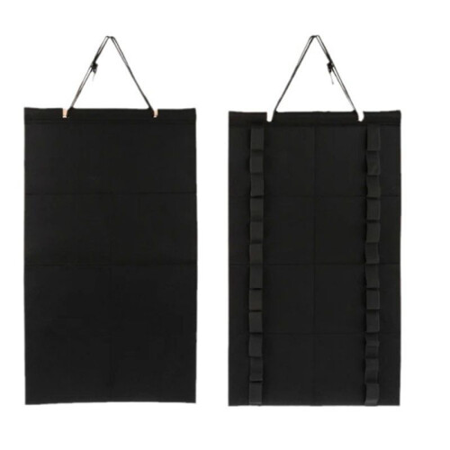 Hanging Storage Bag for Taekwondo Belt Storage Wall-Mounted Accessory Storage with Multiple Pockets 2