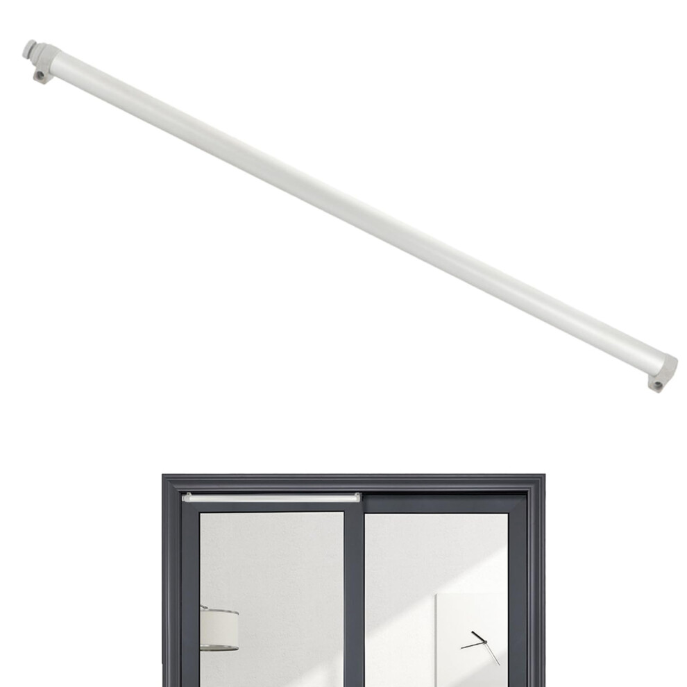 Sliding Door Closer With Adjustable Speed, Quiet Pneumatic Damping For Patio Or Balcony Doors 29.551In 9771547226895