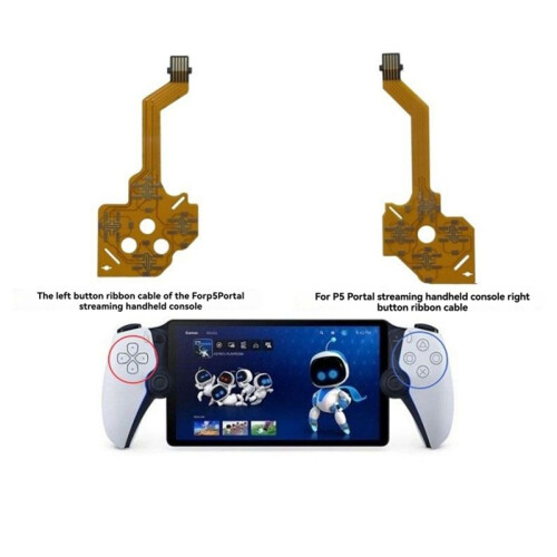FPC Cable for PS5 Portal Game Controller Button Cable Button Failure Repair for  PS5 Portal FPC Cable Left