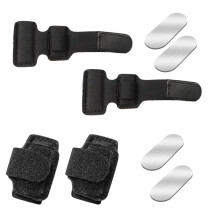 Hammer Toe Straightener Corrector for Women & Men - 4 Pcs Adjustable Toe Splints Wraps with Aluminum Plate Support