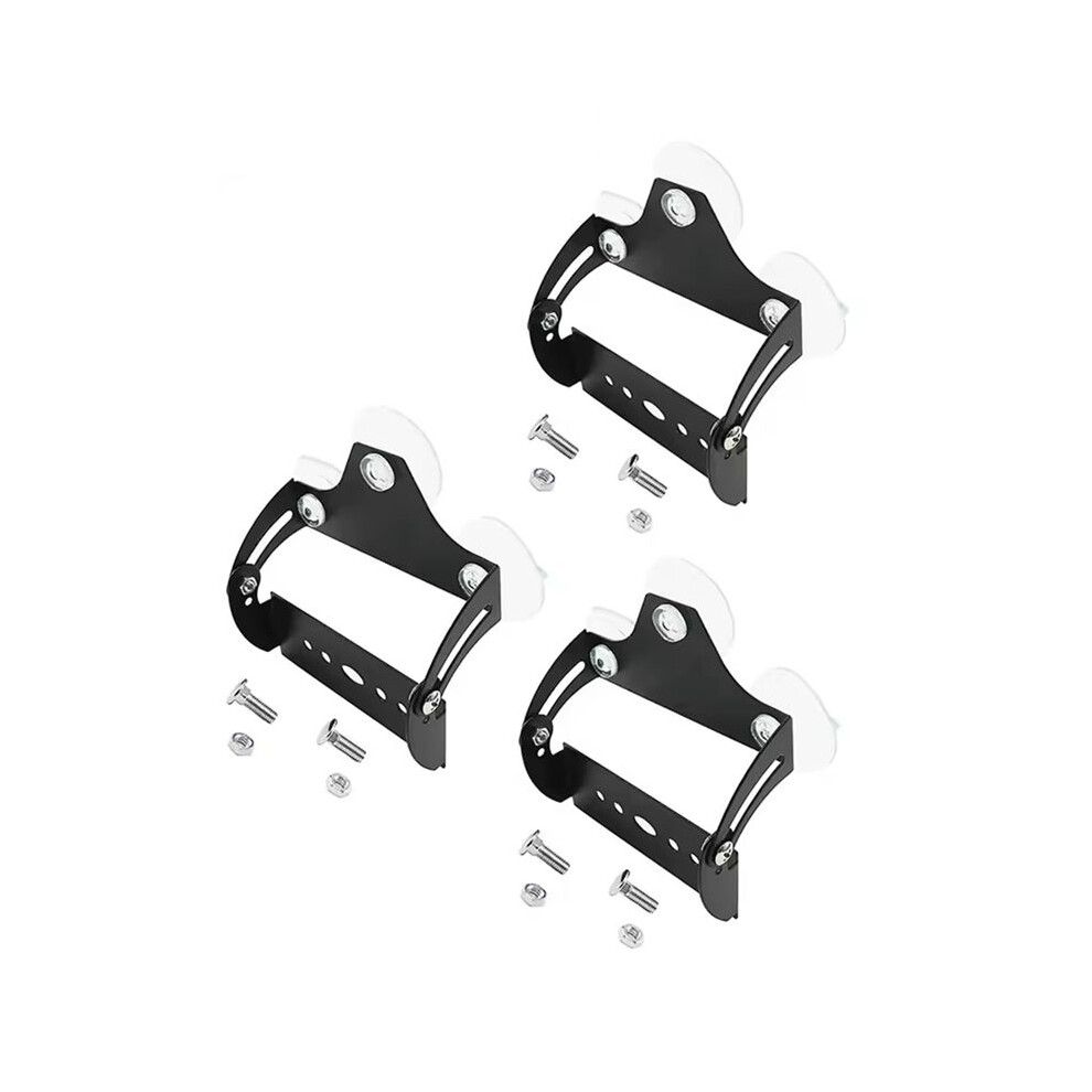 3 Set Windshield Mounting Bracket With Clear Suction Cup Suction Cap For Car Truck Led Strobe Emergency Beacon Bar Light 6034227926236