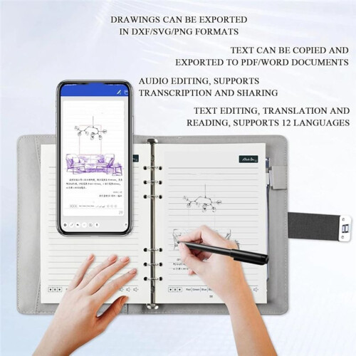 Syncify Digital Sketchbook Pro V2,  5.0  Sync Pen & Digital Notebook, Writing & Note-Taking Tool A 2