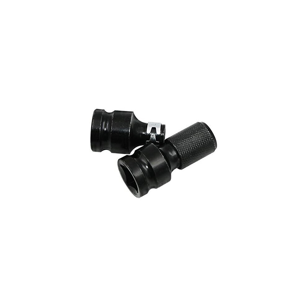 Socket Adapter Set, Convert Your Power Impact Wrench Into A Drill Or Driver, High Quality Material Ensures Maximum Strength And Durability, 2Pcs 9476038495988