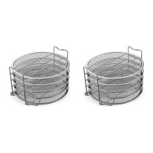 2X Dehydrator Rack Stainless Steel Stand Accessories Compatible with for Foodi Pressure Cooker And Air Fryer 6.5