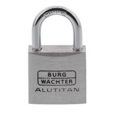 Set di 2 catene - BURG WACHTER - DUO 770 30 SB - 30 mm Alutitan, doppio bloccaggio, anti-intrusione