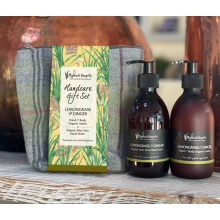 Highland Soap Co Scottish Lemongrass And Ginger Organic Hand Care Gift Set