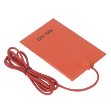 High Efficiency 220V Silicone Rubber Heating Pad 150W for Cabinets