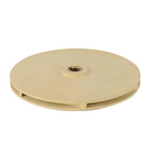 Impelidor de bomba d'água em plástico PPO 130x12mm com inserto central de cobre durável