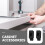 10pcs ABS Plastic Cabinet Door Latch Concealed Mount Lock Easy Install SpaceSaving for Home Office 2