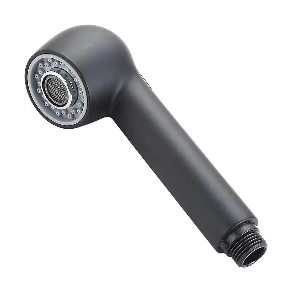 Kitchen Faucet Sprayer 1 Piece G1/2 Thread Black Plastic Electroplated Corrosion Resistant Accessory 6901508024502