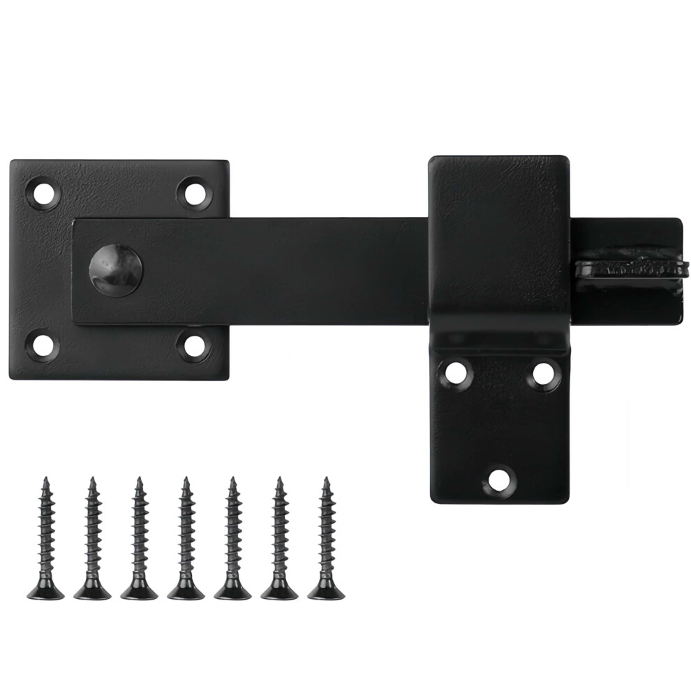 Barn Door Latch 6 Inch Heavy Duty Steel 360 Rotating Gate Latch For Outdoor Fence And Shed 9771547227168