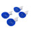 8 Pcs Large Automatic Chicken Water Cups Blue PVC 15