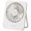 Small Desktop Fan, USB Charging, 3-White Rechargeable model 1
