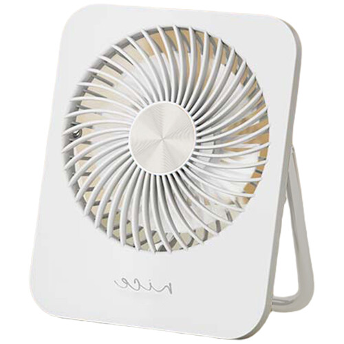 USB-tafelventilator voor-Wit oplaadbaar model