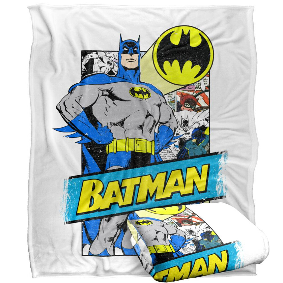 Batman Comic Blanket Multicoloured