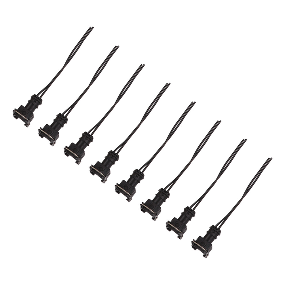 8Pcs Ev1 Fuel Injector Connector Wires Clips Cut Splice Style 8301387647614