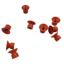 100 Pcs Martini Muller Rubber Sucker 20x15x6mm Martini Muller Printing Parts Brown